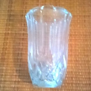 Lovely lead crystal candle or chandelier sconce